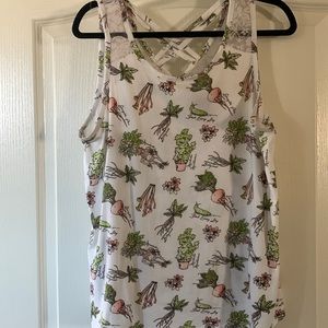 Harry Potter white tank top with lace